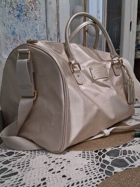 Michael Kors Metallic Pearl Duffel Bag